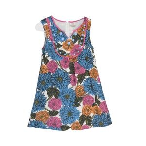 Mini Boden Girls Dress Size 13 14 Y Floral Embellished Beads Boho